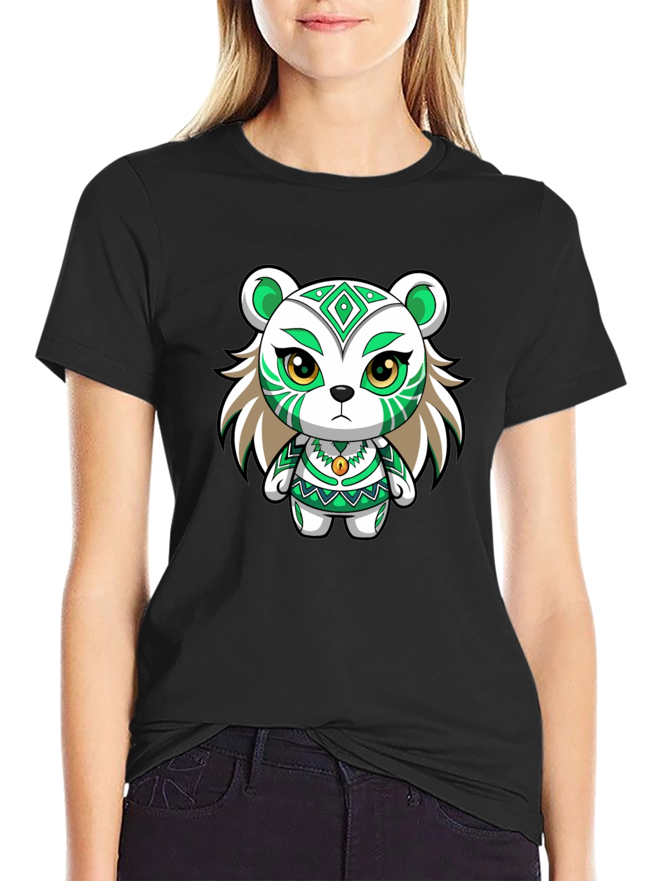 Bear Graphic T-Shirt - Trendy Streetwear