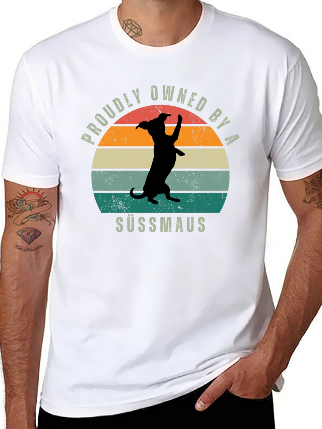 Proudly Owned Süssmaus Dog Lover T-Shirt