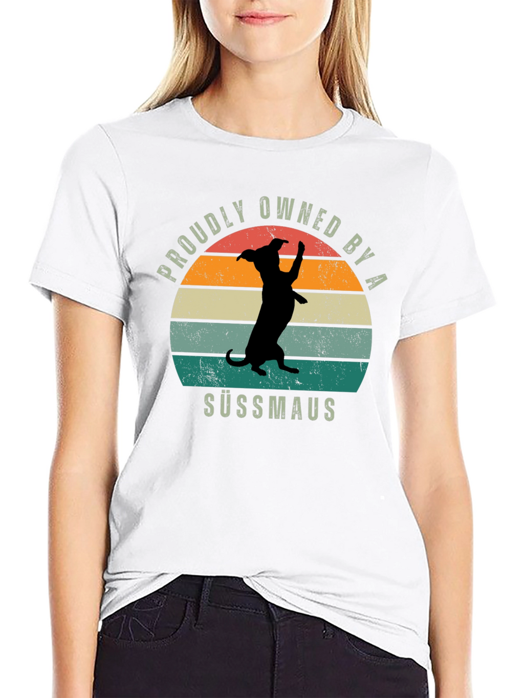 Proudly Owned Süssmaus Dog Lover T-Shirt