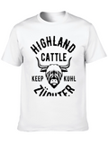 Highland Cattle Keep Kuhl Züchter T-Shirt