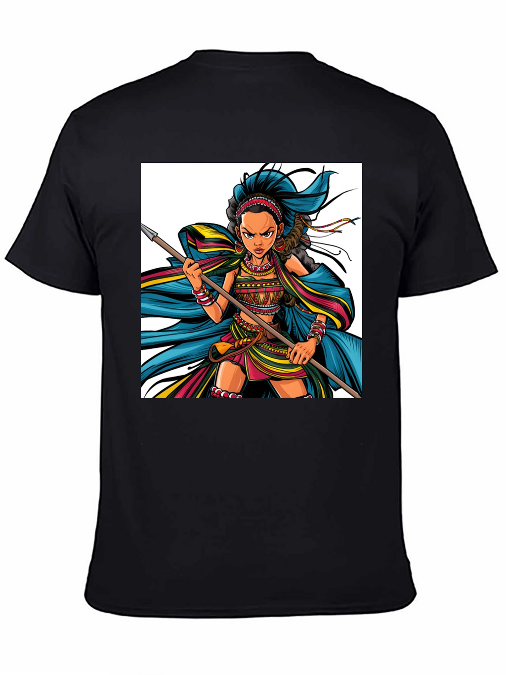 Warrior Woman Graphic Tee - Unisex Cotton T-Shirt