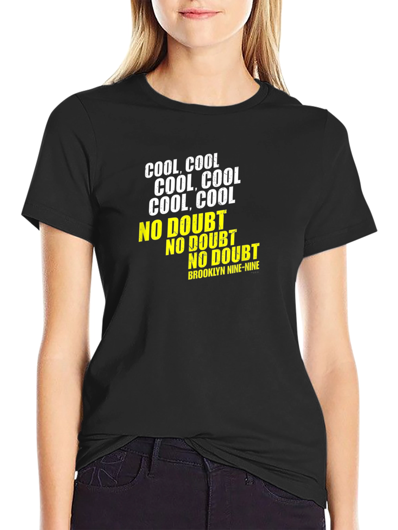 Cool Cool No Doubt Brooklyn Nine-Nine Black T-Shirt