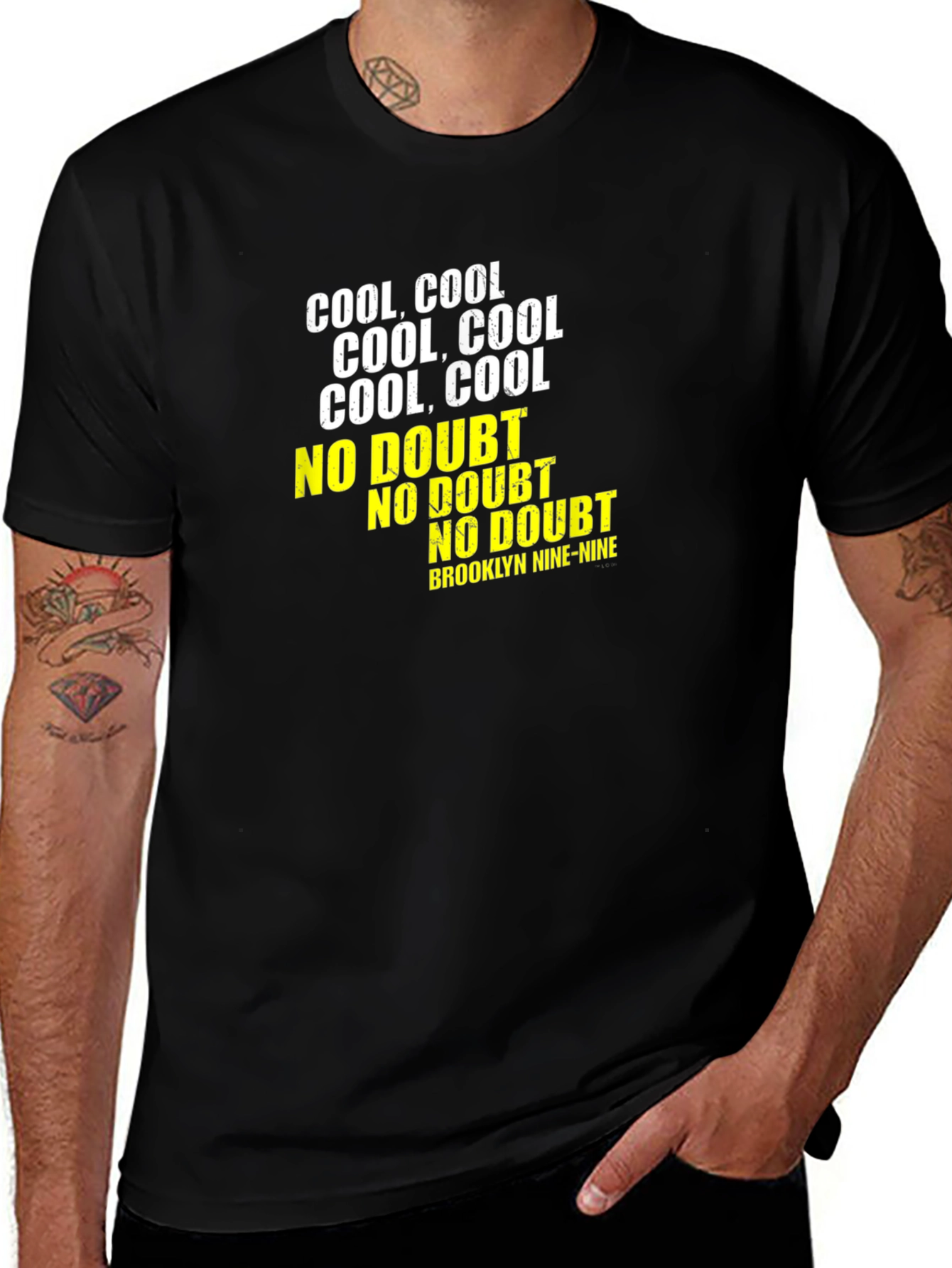 Cool Cool No Doubt Brooklyn Nine-Nine Black T-Shirt
