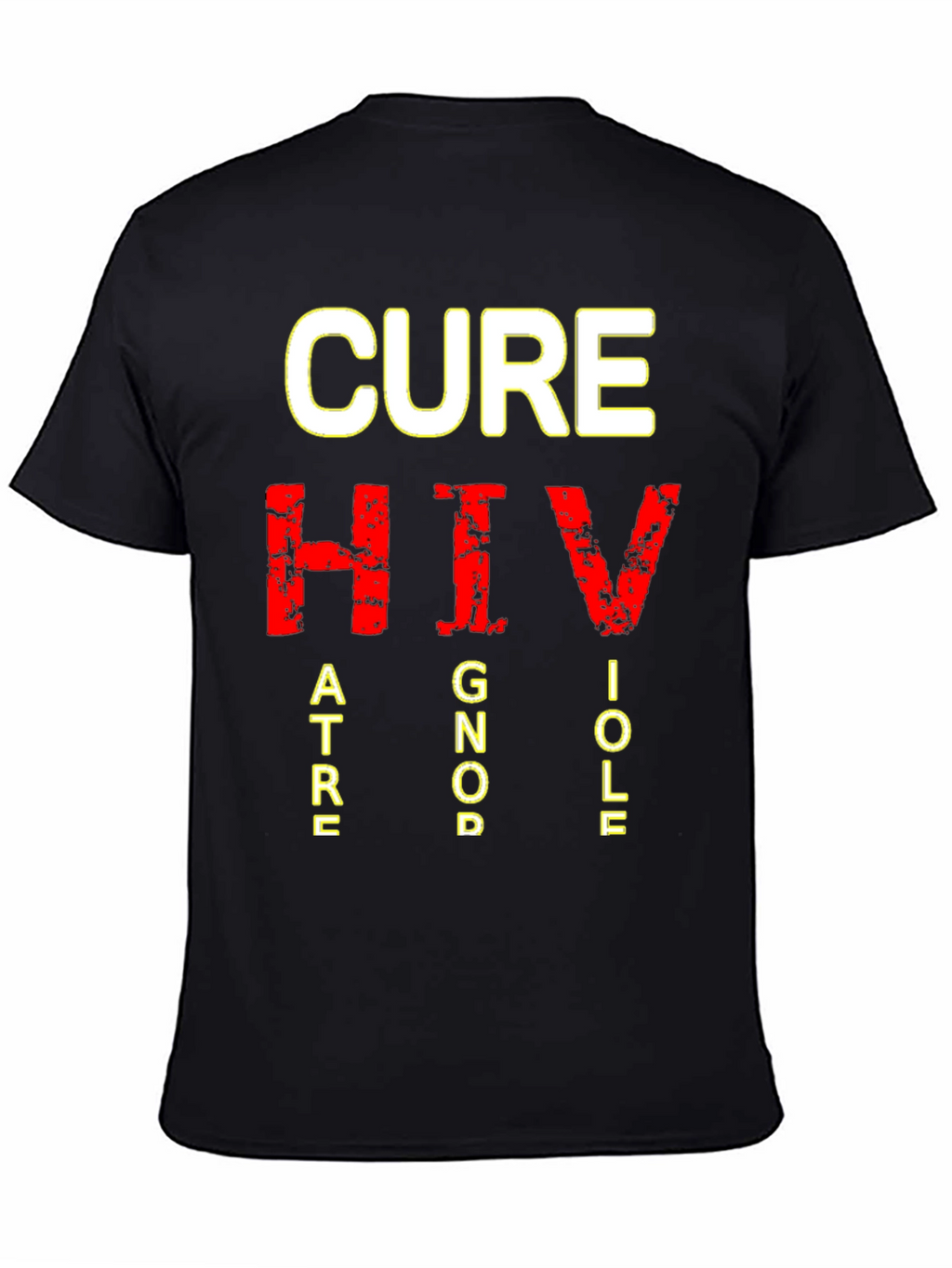 CURE HIV T-Shirt - Bold Statement Tee