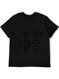 Idea & Process Black T-Shirt