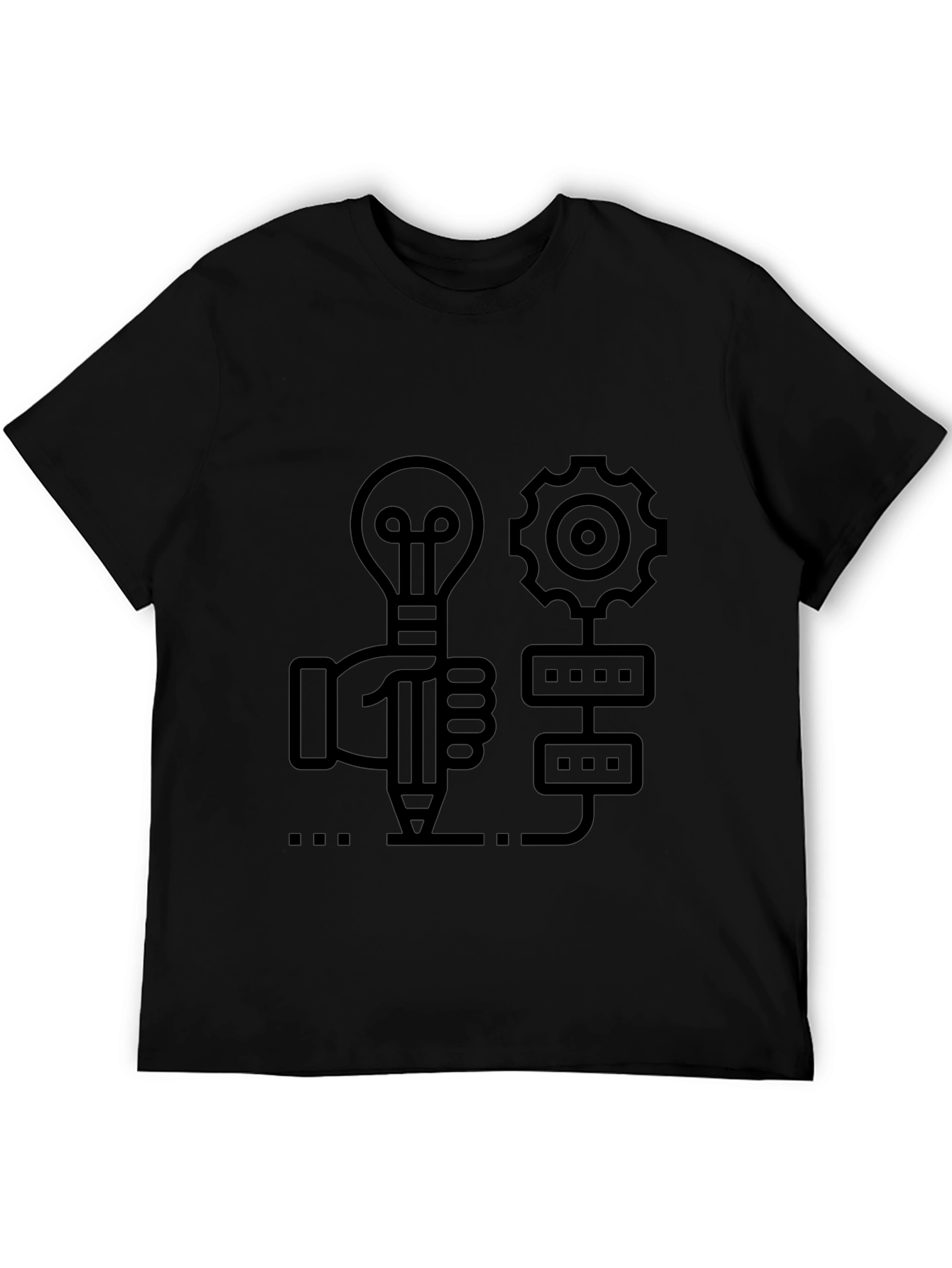 Idea & Process Black T-Shirt