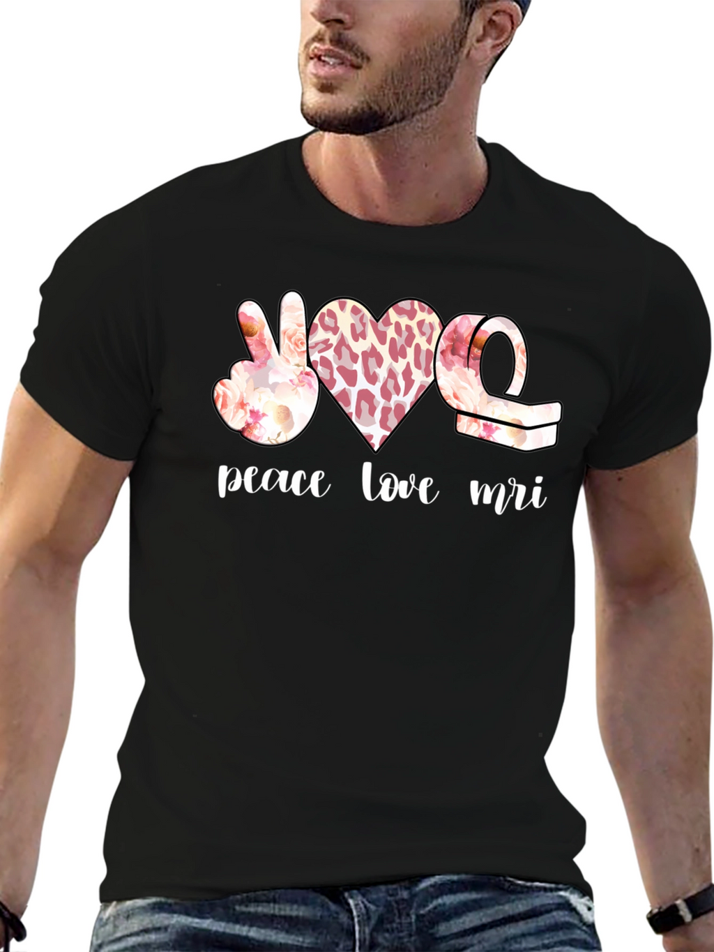 Peace Love MRI Graphic Tee