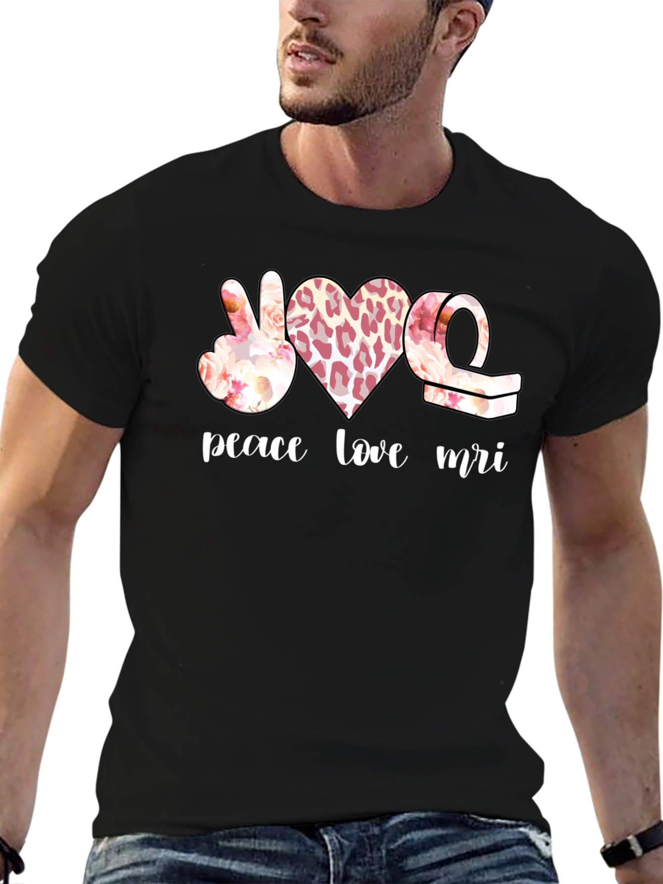 Peace Love MRI Graphic Tee