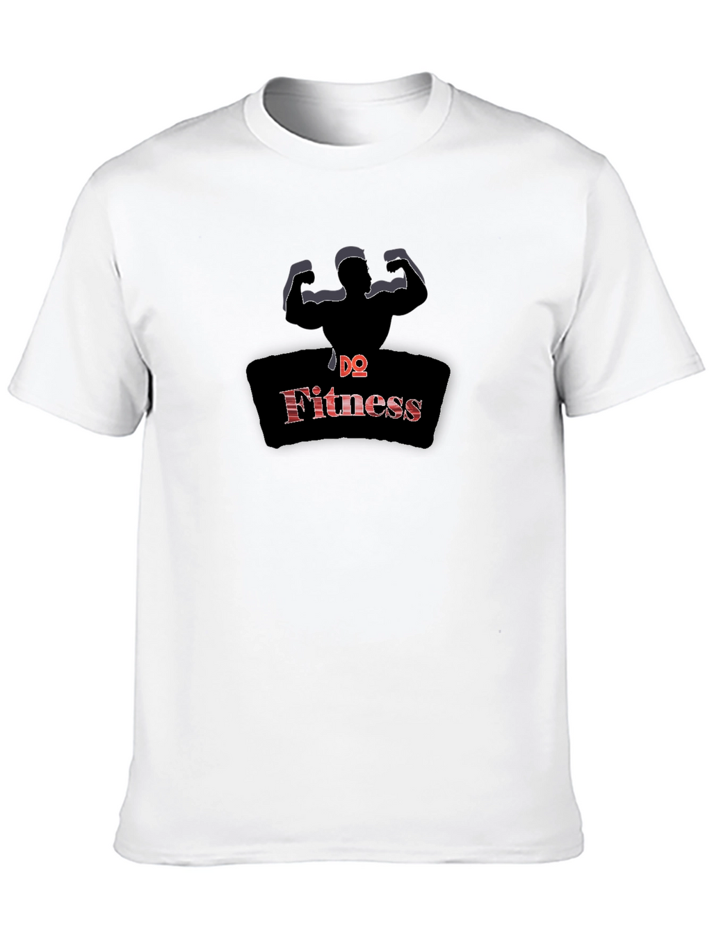 DQ Fitness Black Graphic Tee