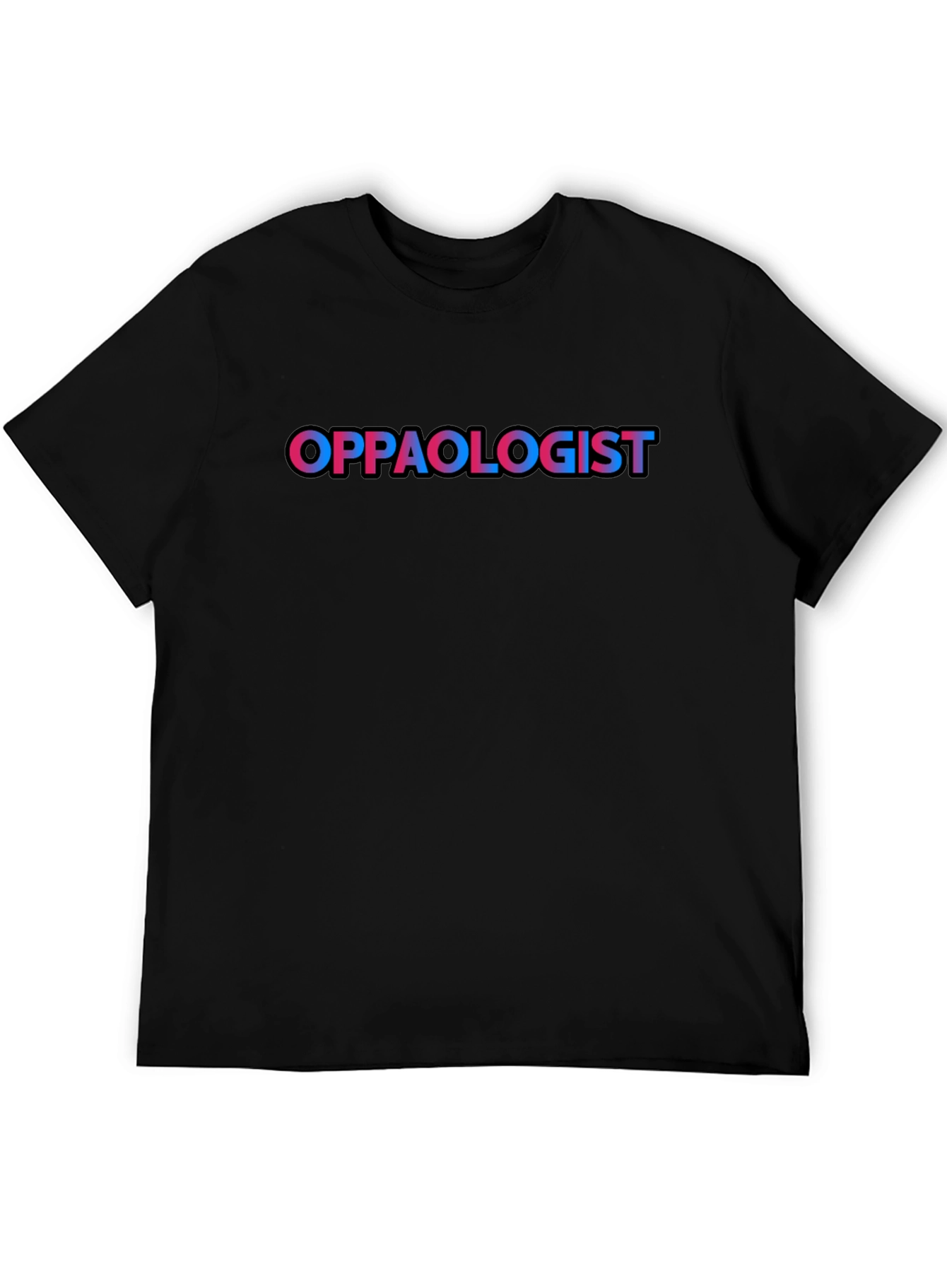 Oppaoogist Graphic Tee - Trendy Word Art T-Shirt