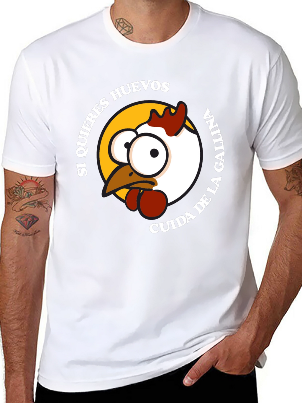 Funny Chicken & Eggs Graphic T-Shirt