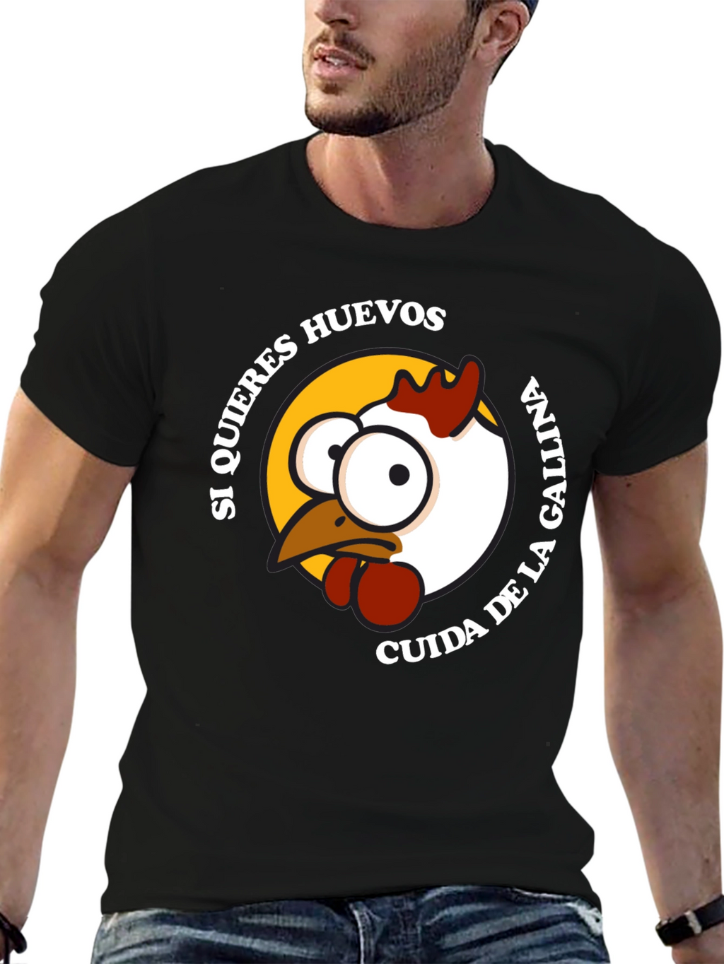 Funny Chicken & Eggs Graphic T-Shirt