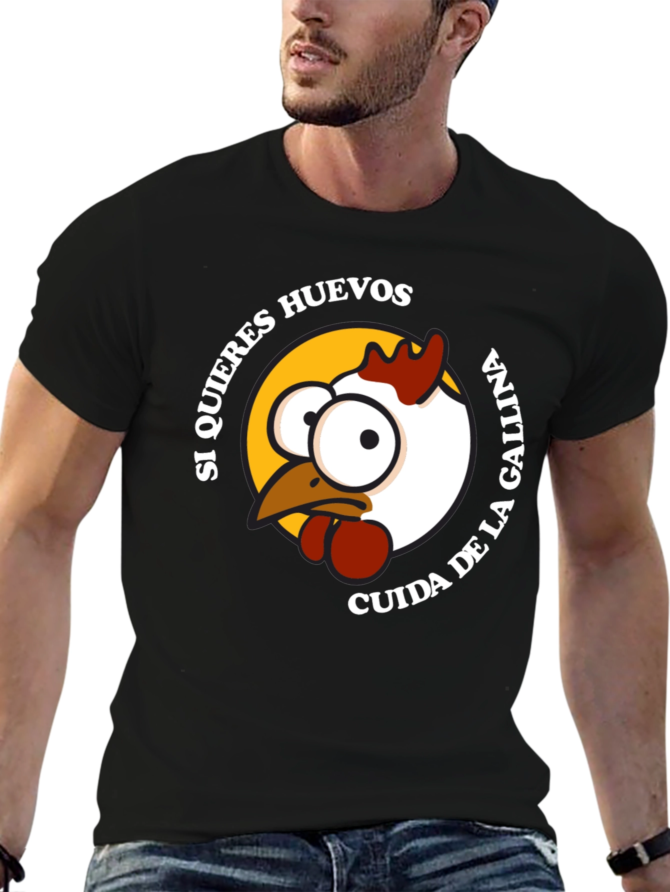 Funny Chicken & Eggs Graphic T-Shirt