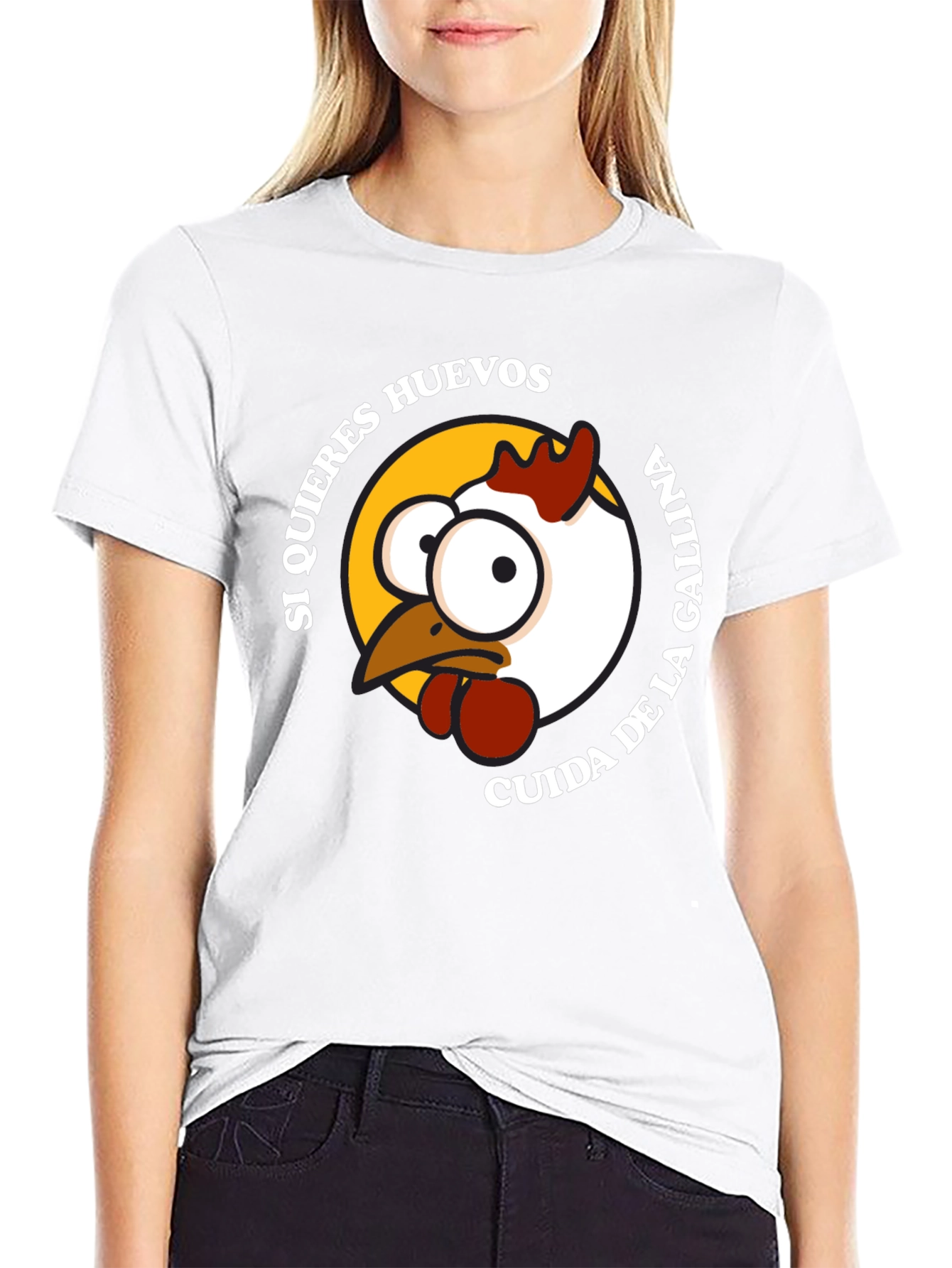 Funny Chicken & Eggs Graphic T-Shirt