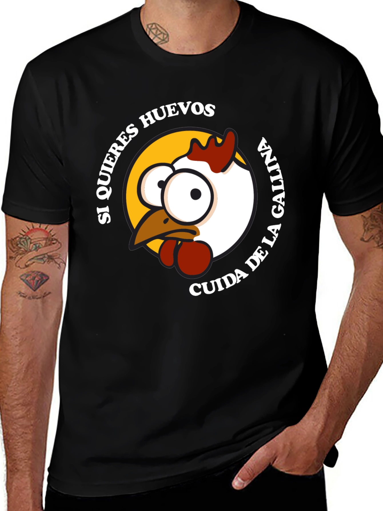 Funny Chicken & Eggs Graphic T-Shirt