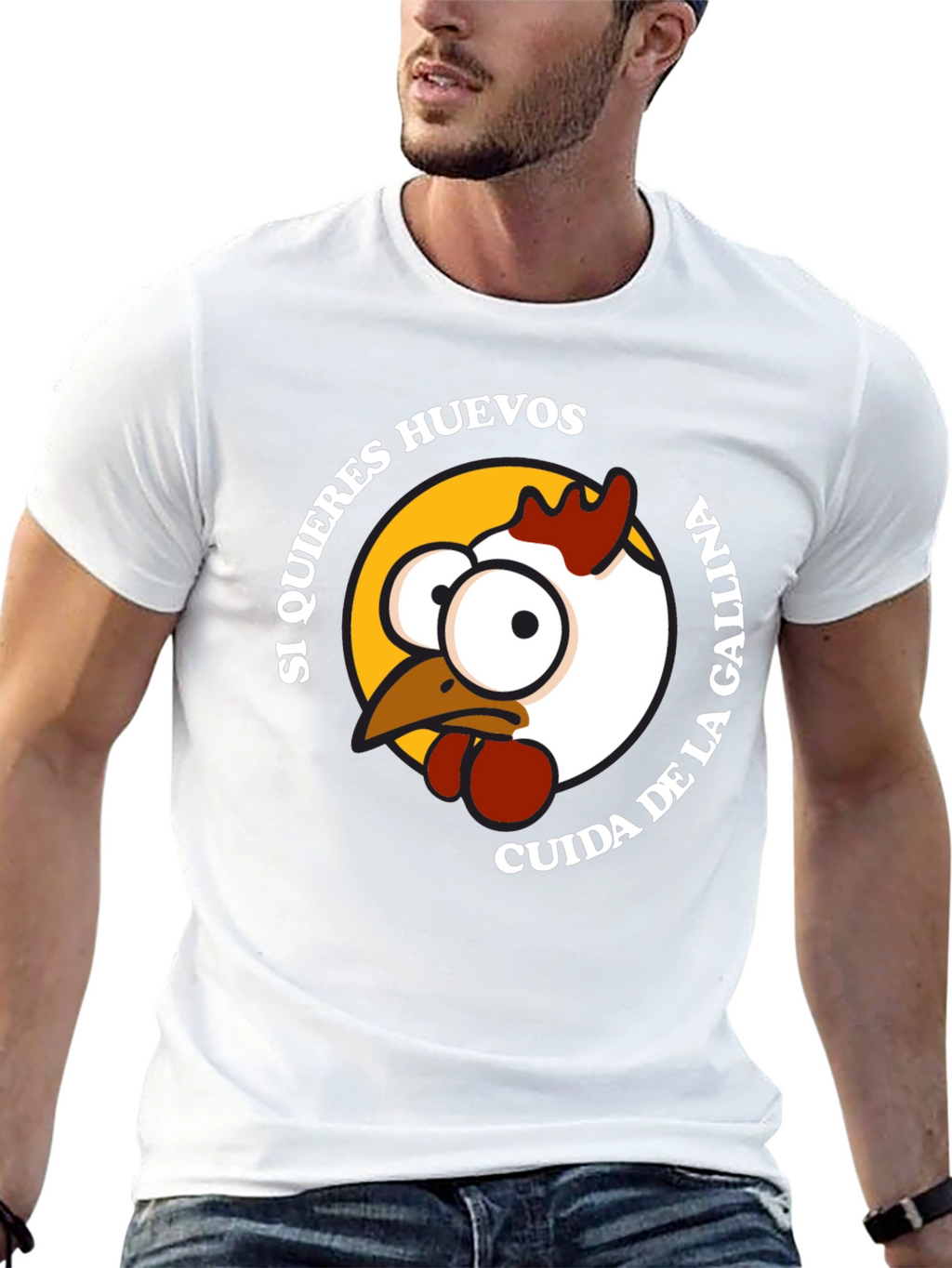 Funny Chicken & Eggs Graphic T-Shirt
