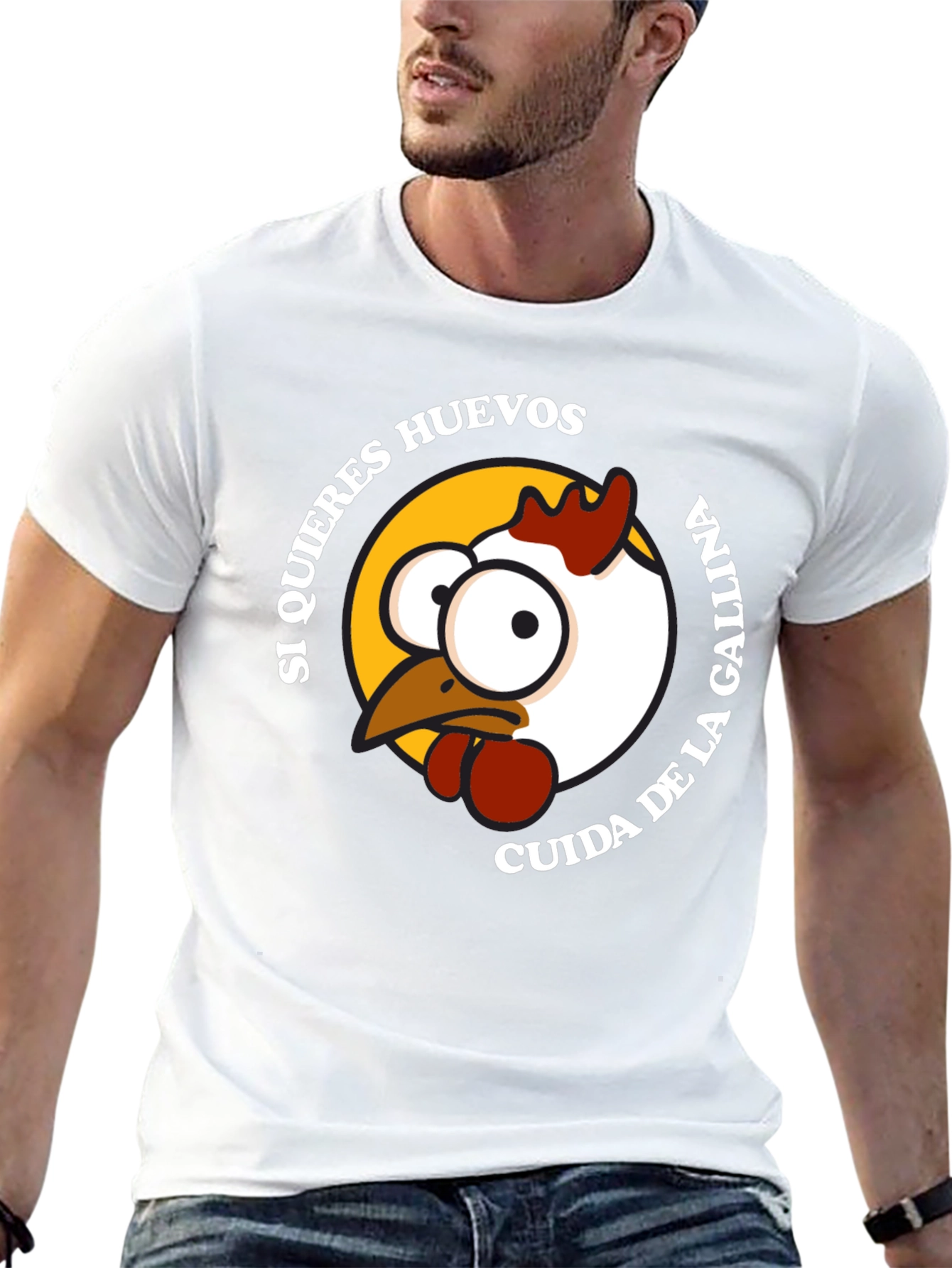 Funny Chicken & Eggs Graphic T-Shirt