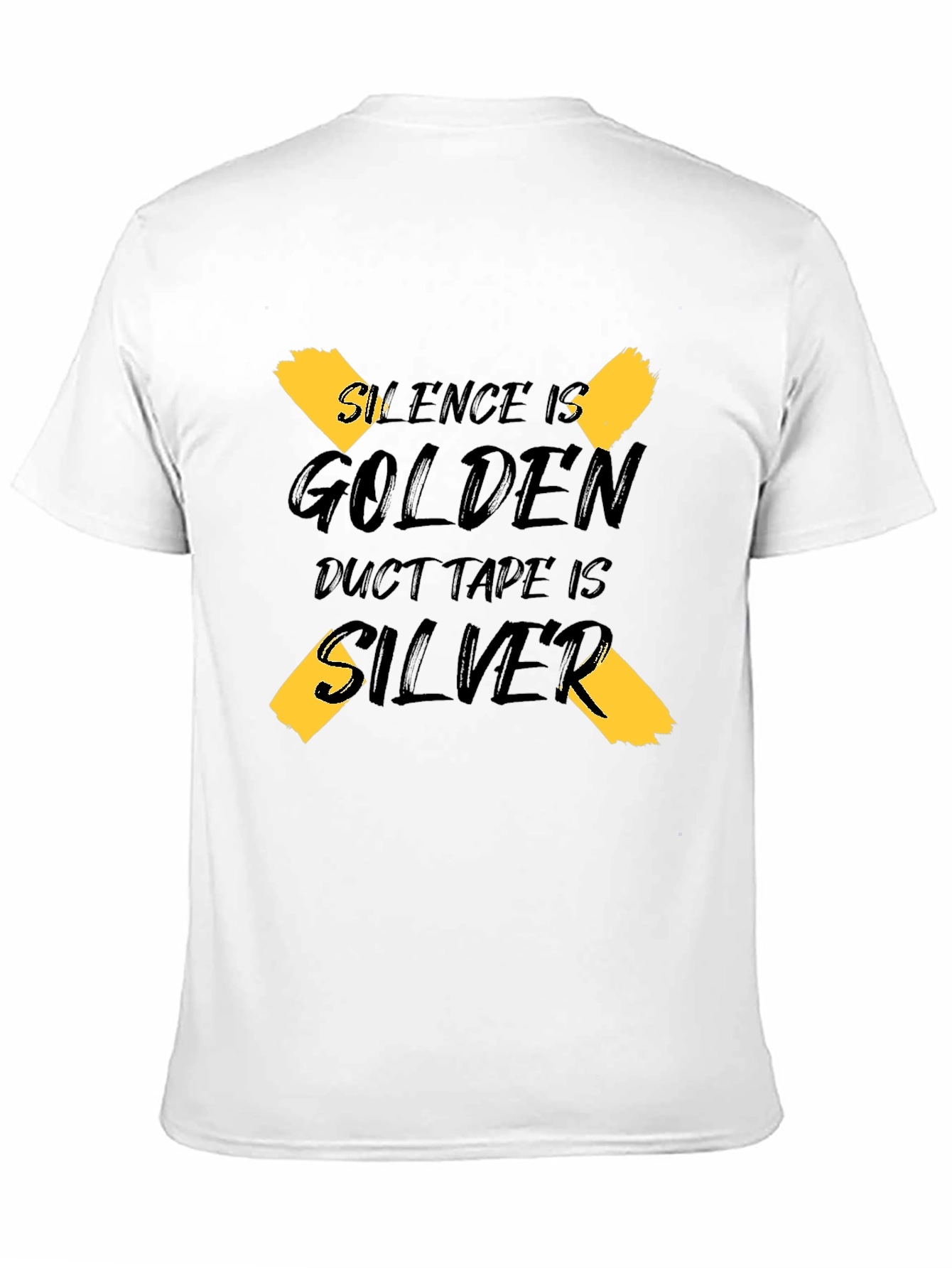 Silence is Golden Duct Tape is Silver Graphic Tee