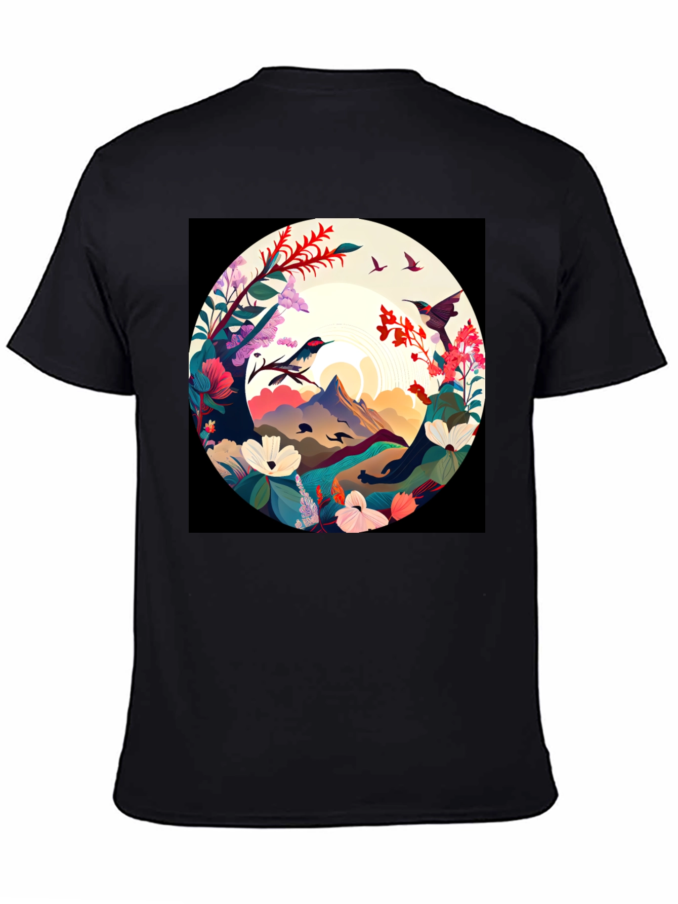 Hummingbird Mountain View Graphic Tee