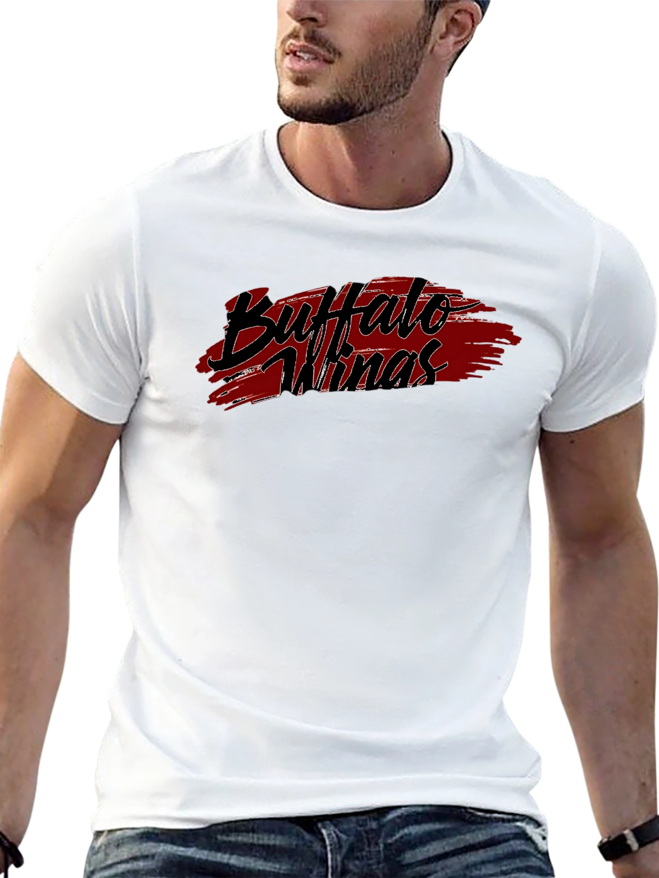 Buffalo Wings Graphic Tee - Black T-Shirt