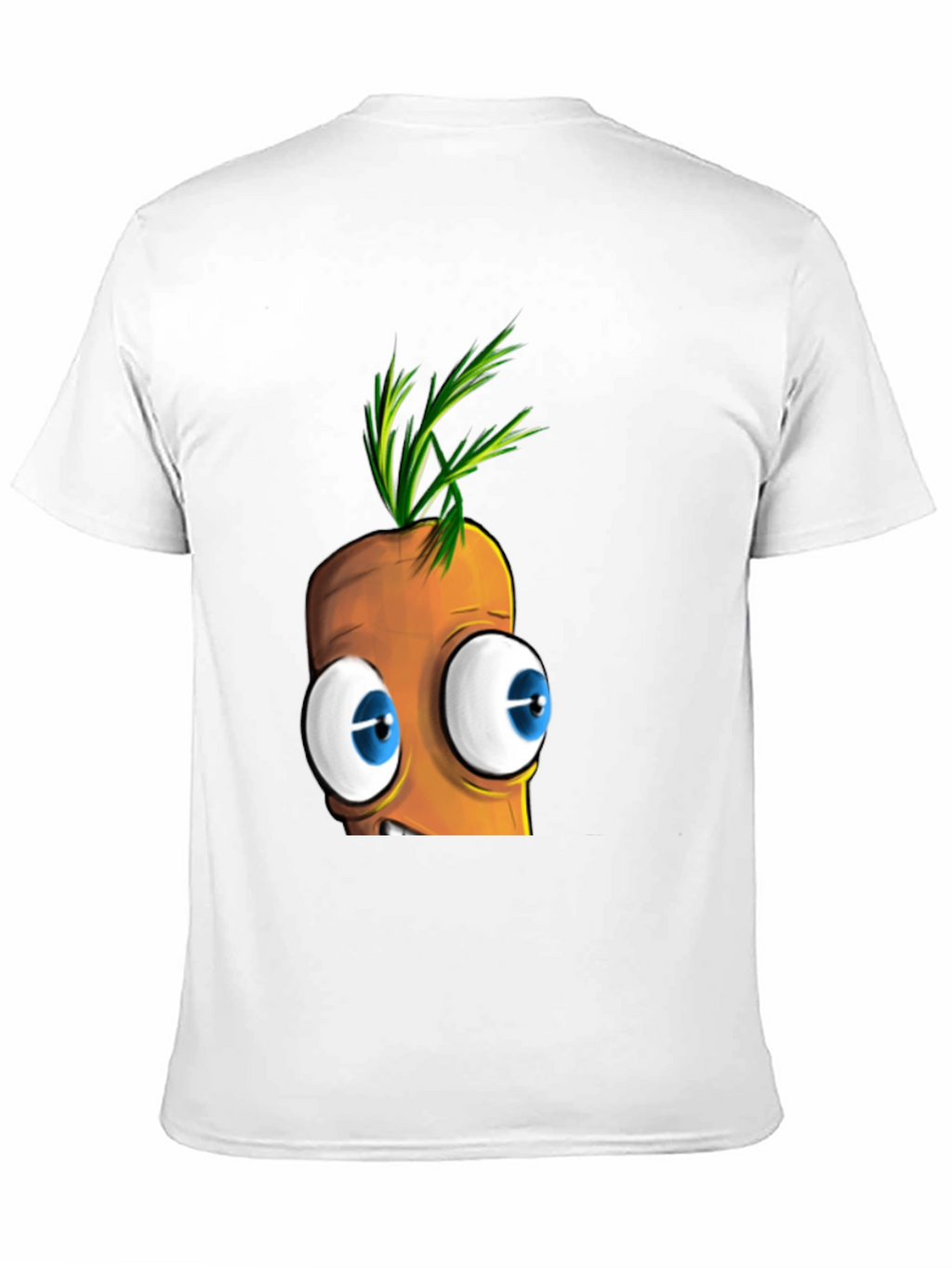 Cartoon Carrot Face T-Shirt