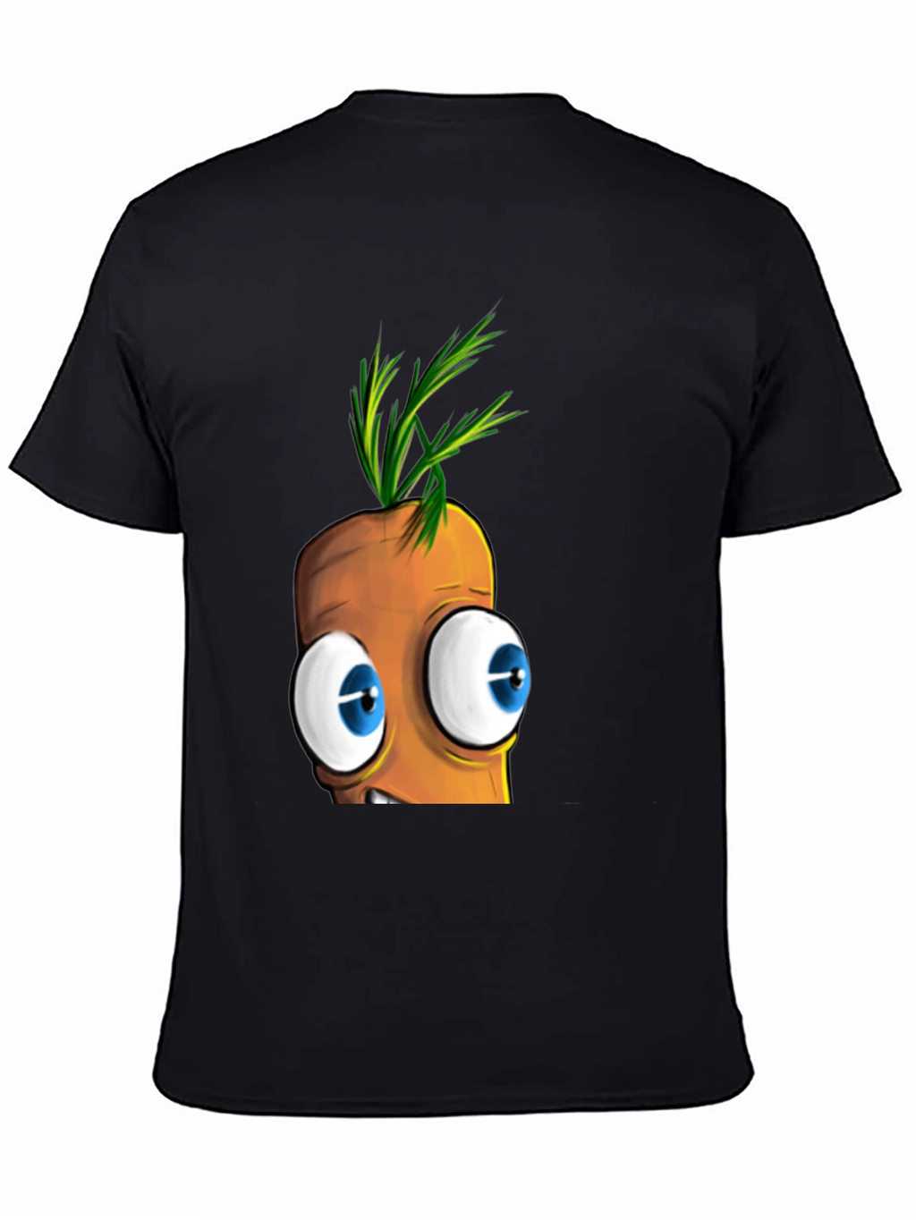 Cartoon Carrot Face T-Shirt