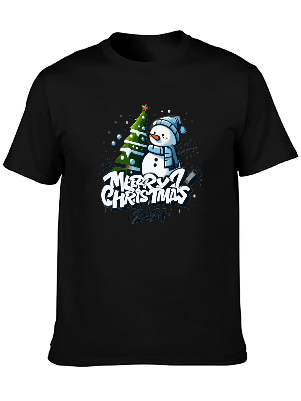 Merry Christmas Snowman T-Shirt