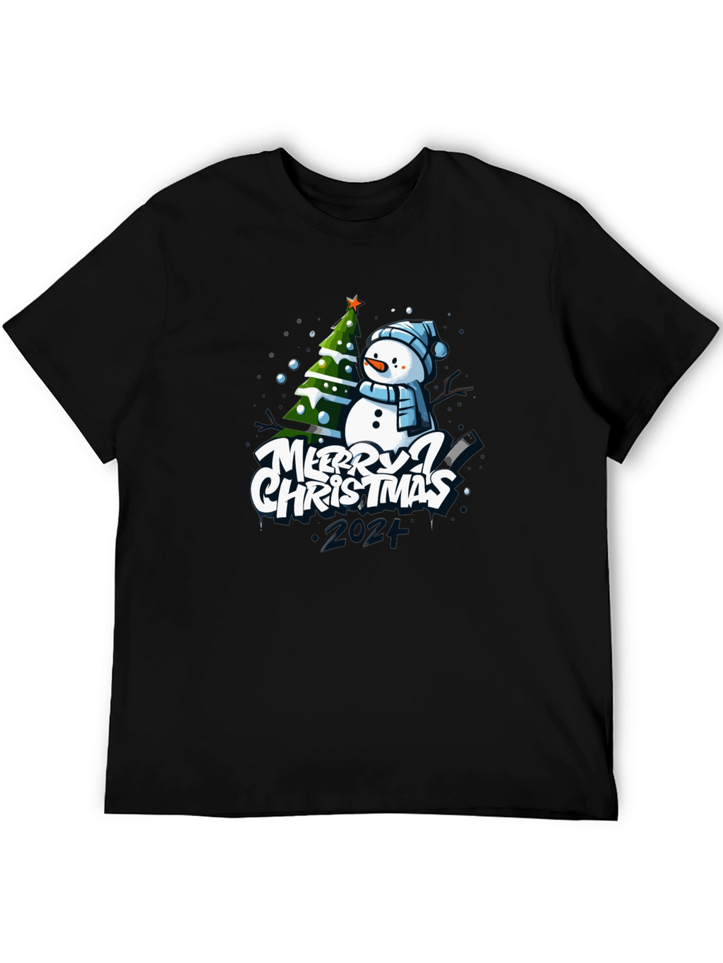 Merry Christmas Snowman T-Shirt