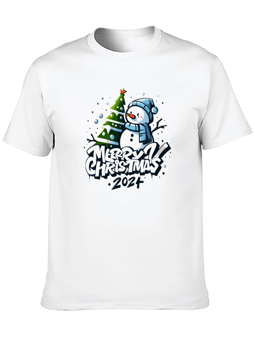 Merry Christmas Snowman T-Shirt