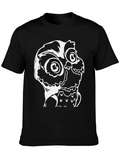 Owl Graphic Tee - Black Cotton Blend