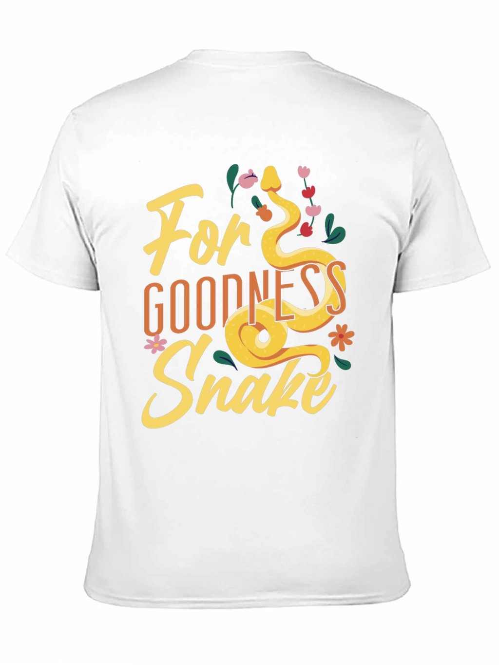 For Goodness Snake T-Shirt - Black