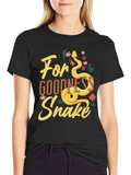 For Goodness Snake T-Shirt - Black