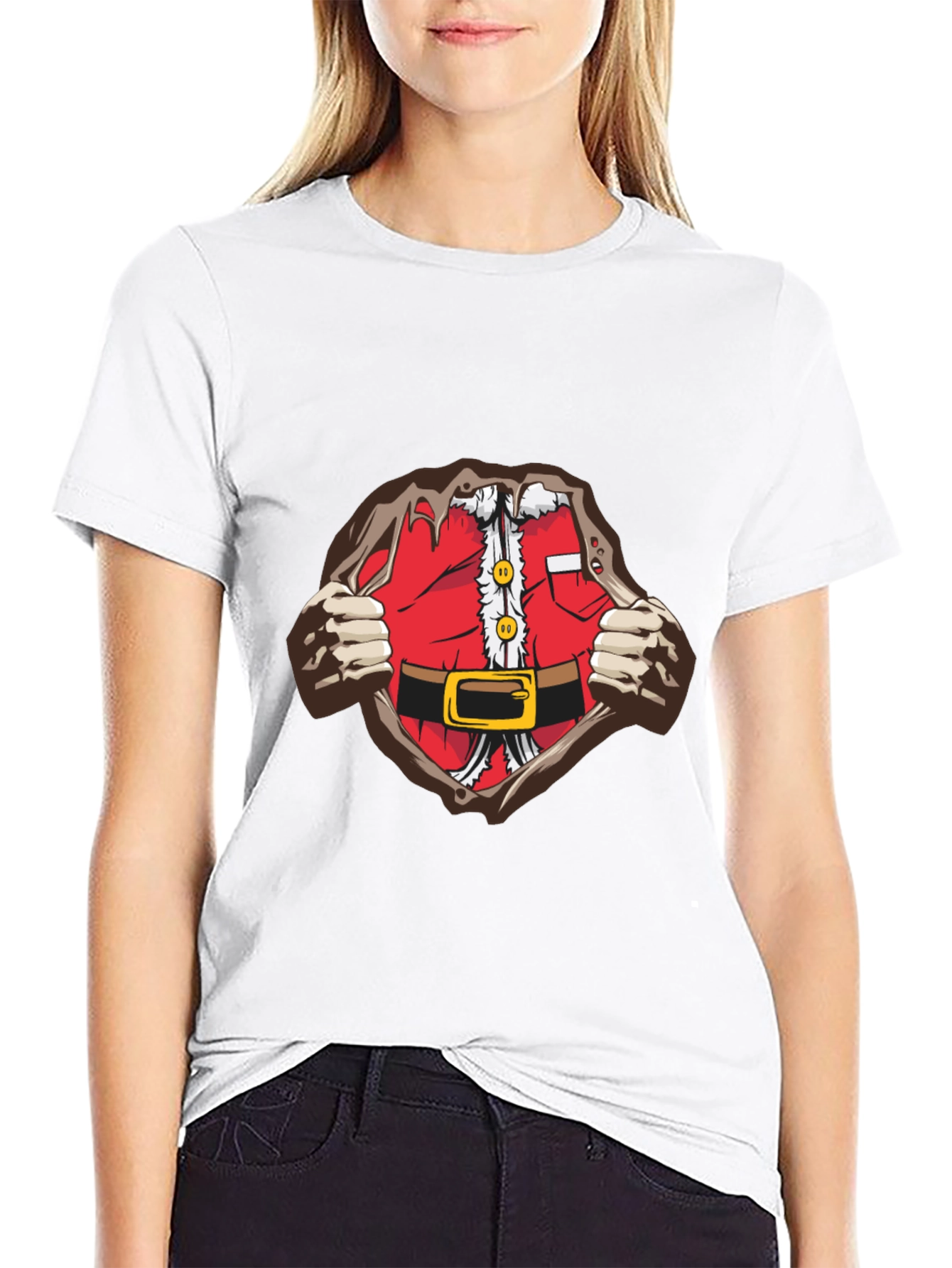 Santa Suit T-Shirt - Christmas Festive Tee