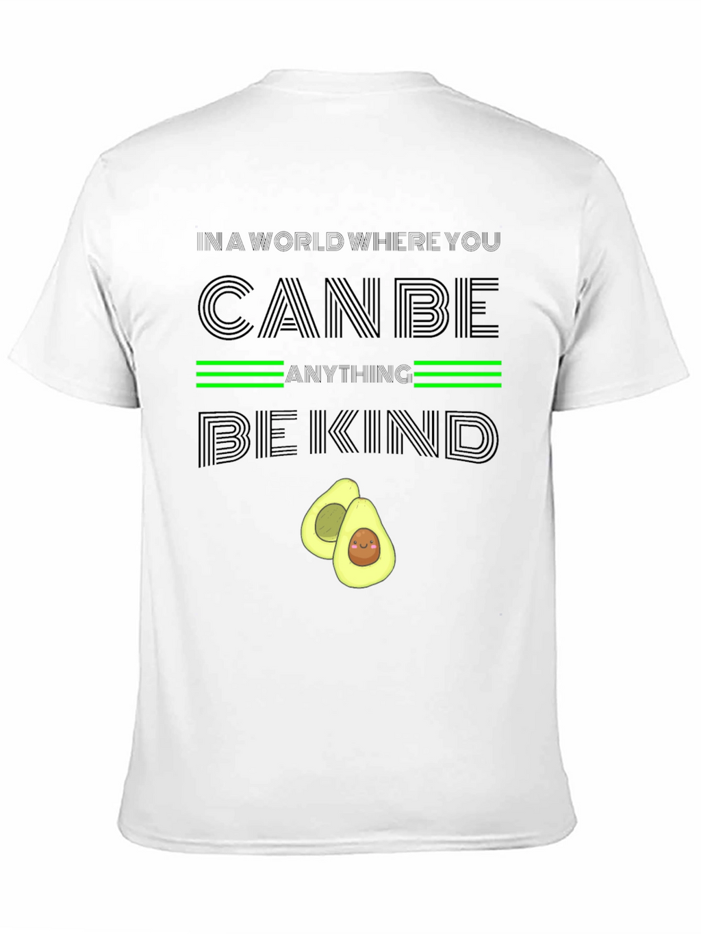 Be Kind Avocado Graphic Tee