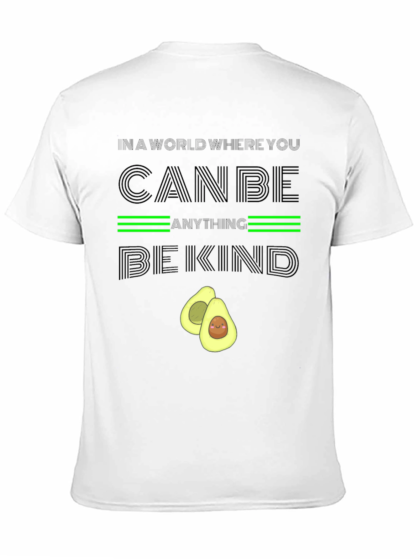 Be Kind Avocado Graphic Tee