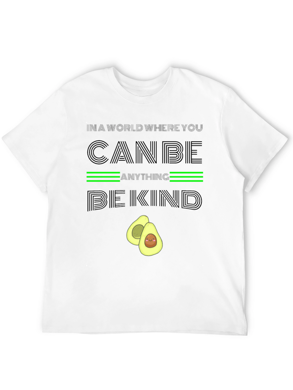 Be Kind Avocado Graphic Tee