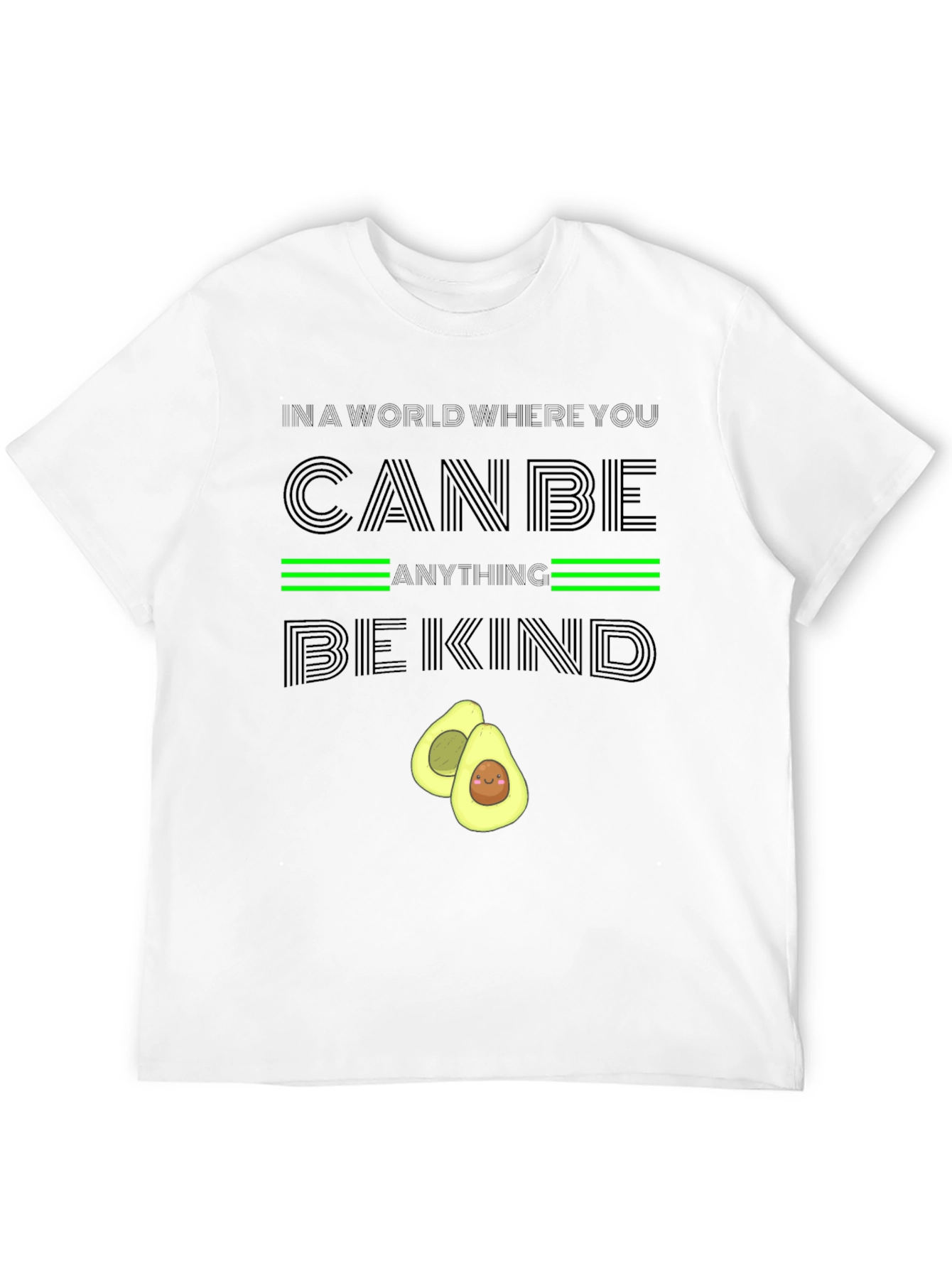 Be Kind Avocado Graphic Tee