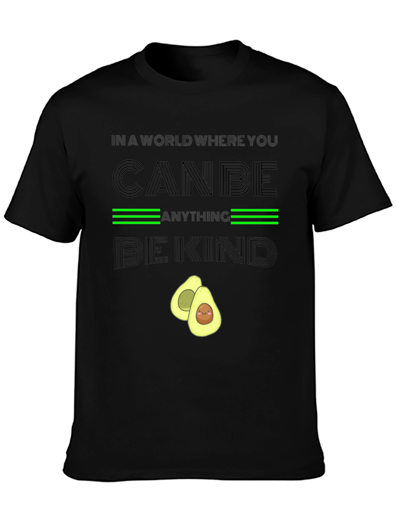 Be Kind Avocado Graphic Tee