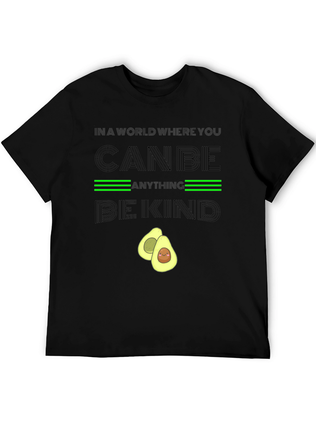 Be Kind Avocado Graphic Tee
