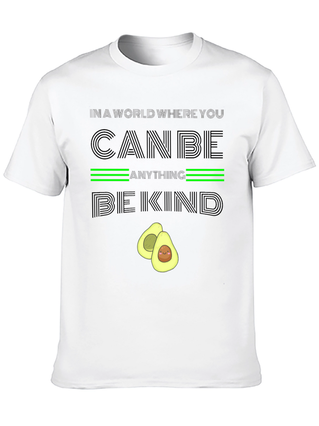 Be Kind Avocado Graphic Tee