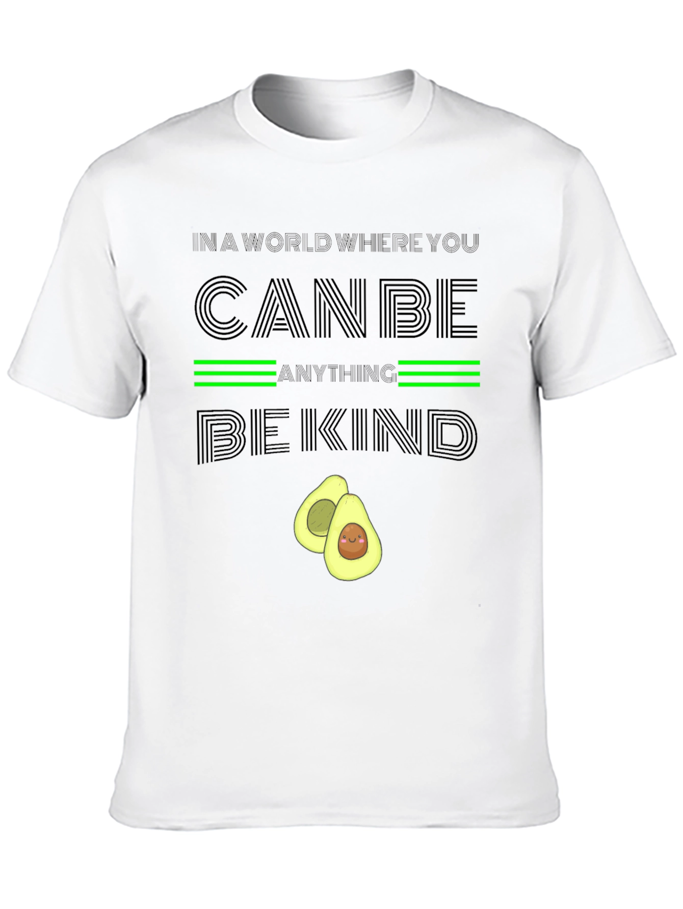 Be Kind Avocado Graphic Tee