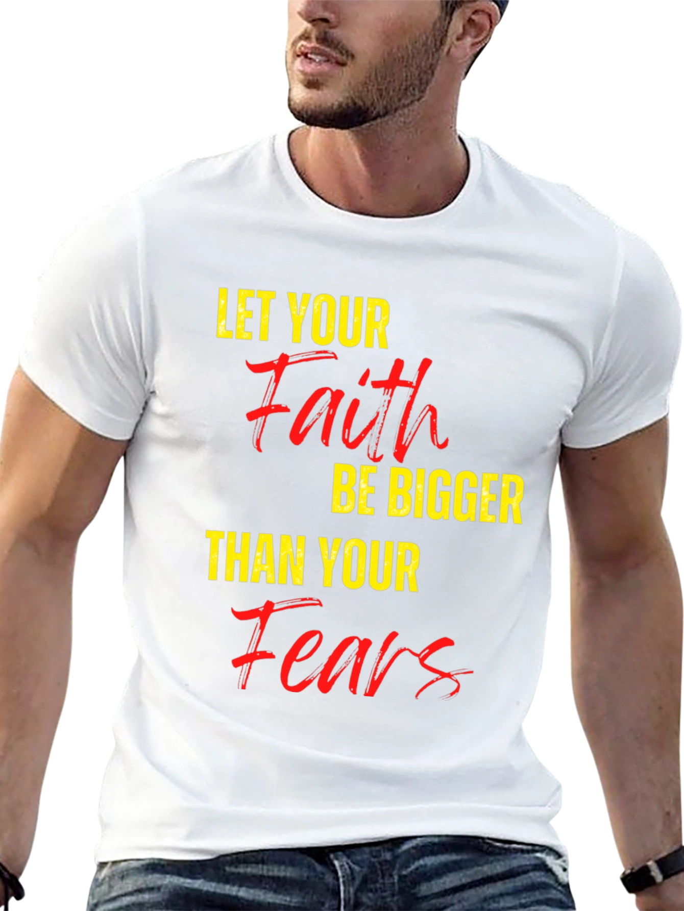 Faith Over Fears T-Shirt - Motivational Tee
