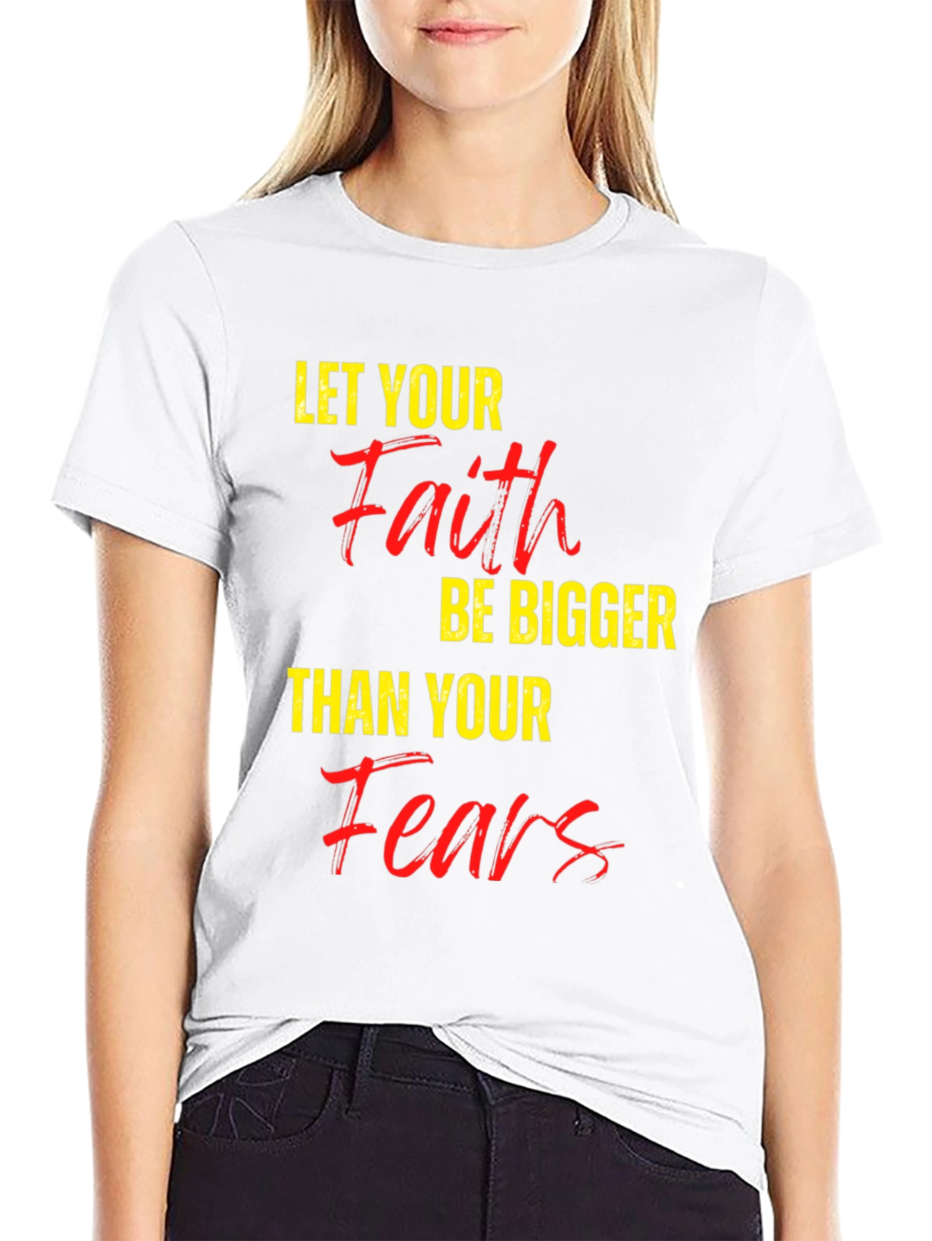 Faith Over Fears T-Shirt - Motivational Tee