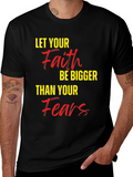Faith Over Fears T-Shirt - Motivational Tee