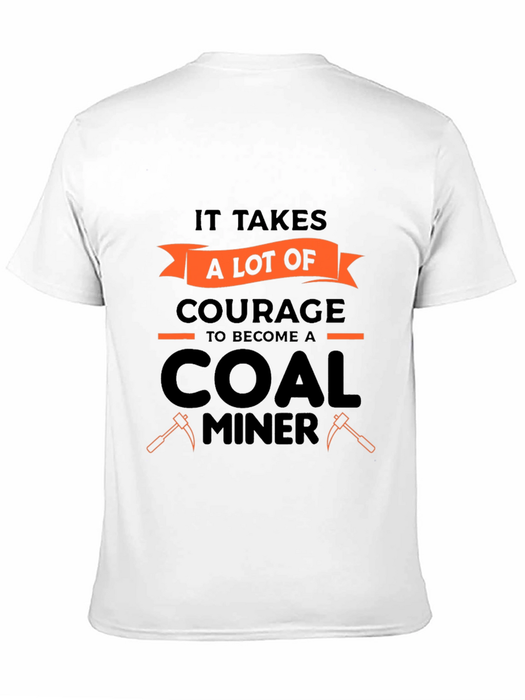Courage Coal Miner Graphic Tee - Black