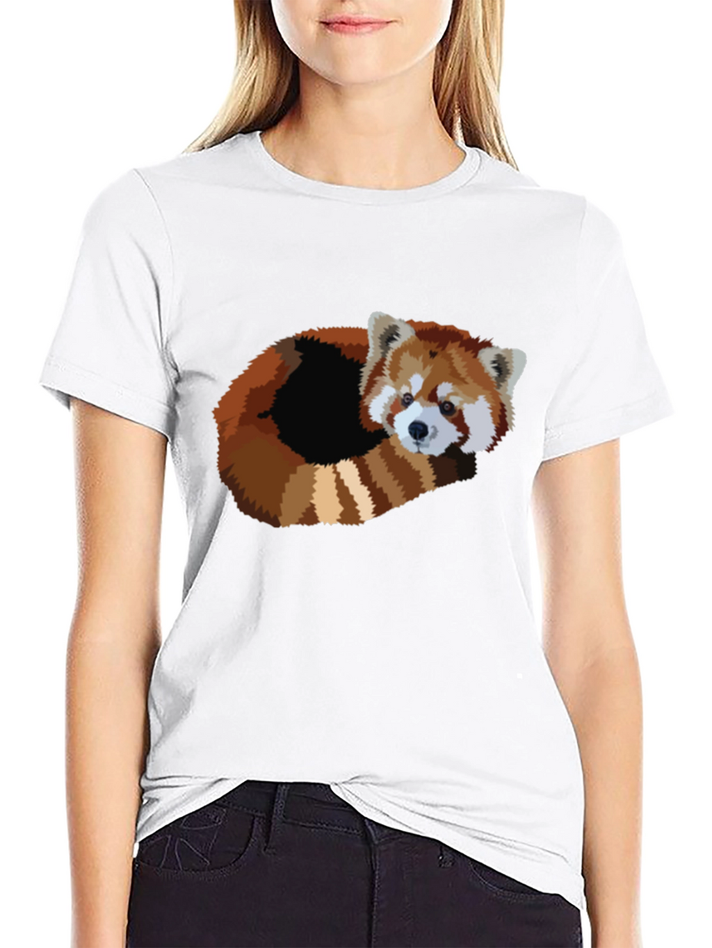 Red Panda Graphic T-Shirt - Soft Cotton Blend