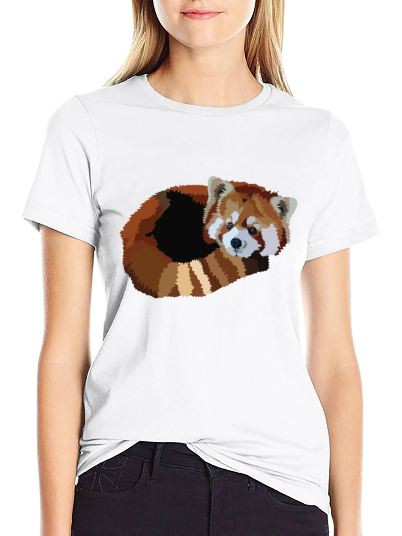 Red Panda Graphic T-Shirt - Soft Cotton Blend