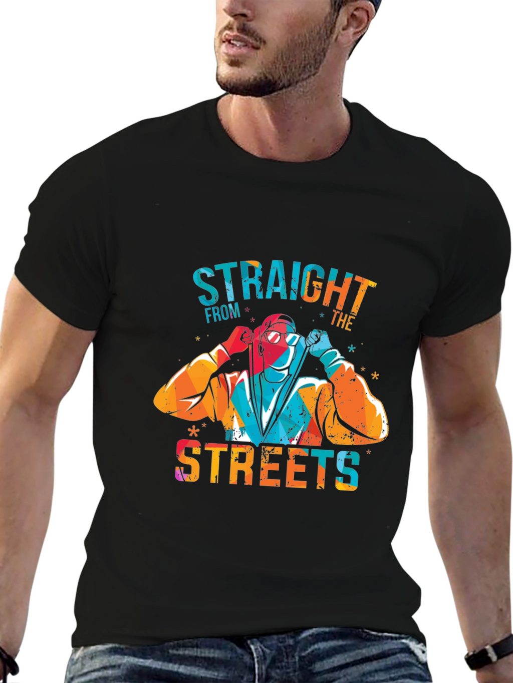Straight From The Streets Graphic T-Shirt
