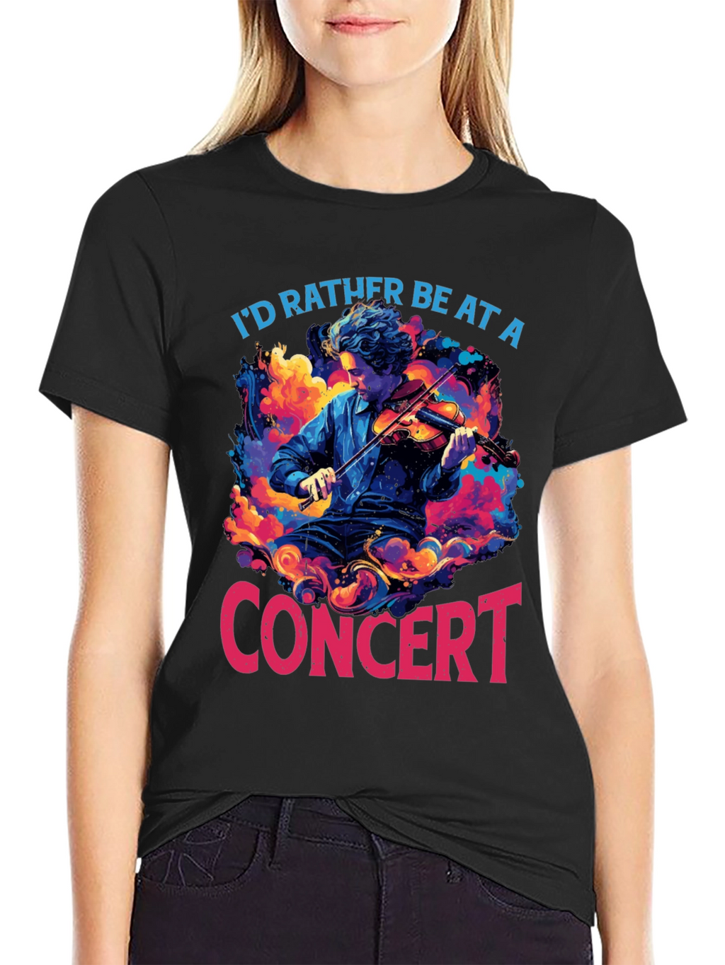 Concert Violinist Graphic T-Shirt