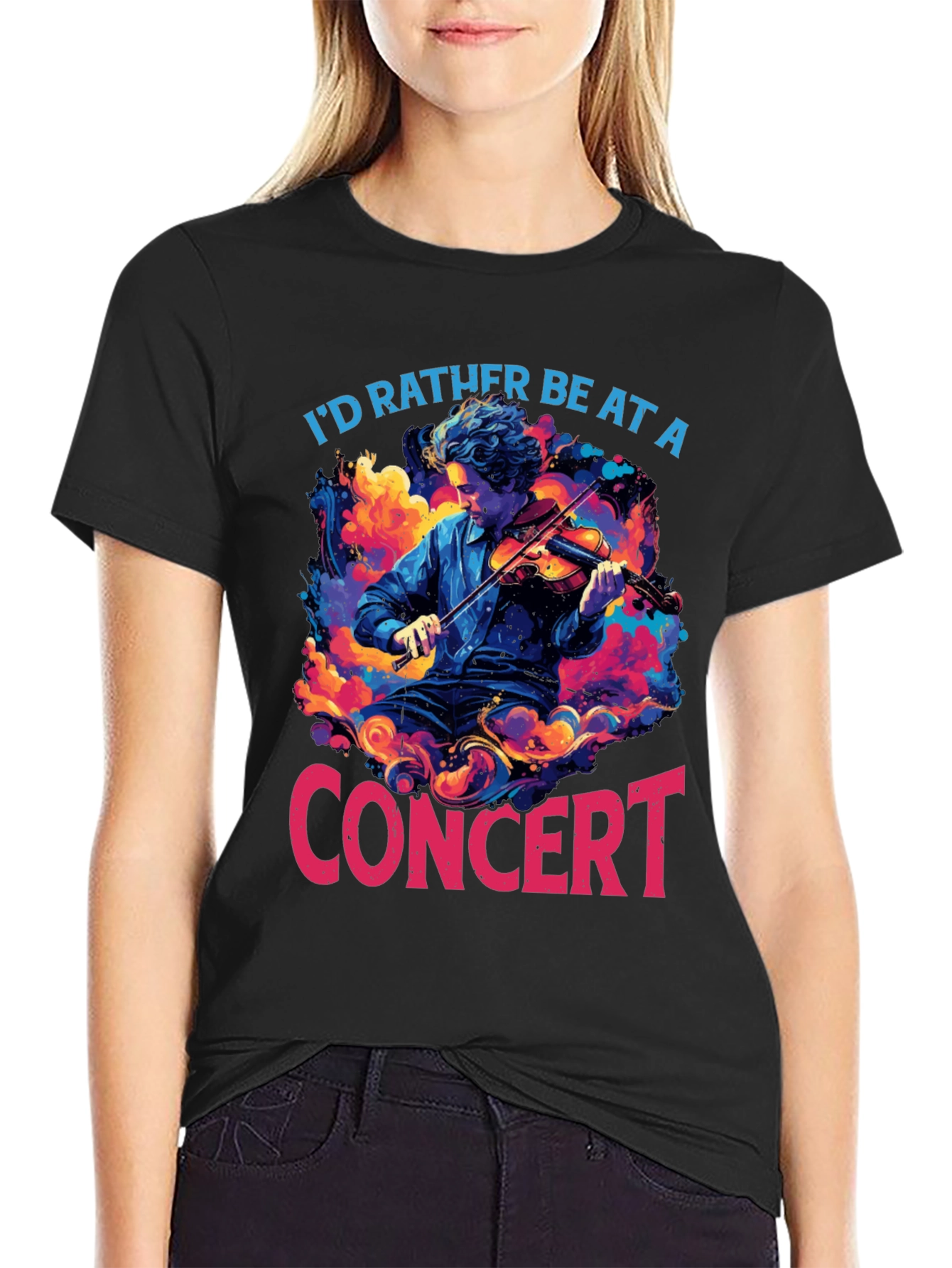 Concert Violinist Graphic T-Shirt